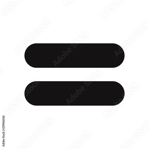 Equal vector icon