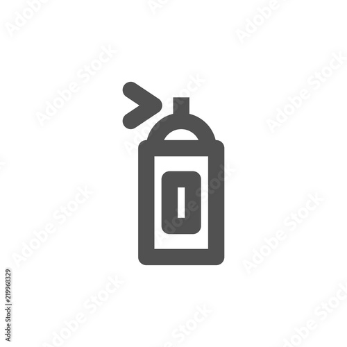 Birthday spray vector icon isolated on background. Trendy sweet symbol. Pixel perfect. illustration EPS 10.