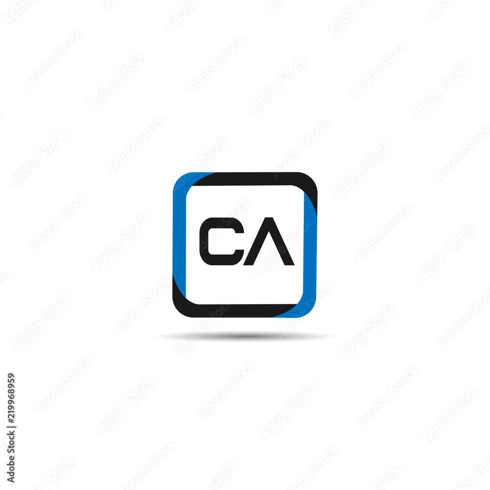 Initial Letter CA Logo Template Design Initial Letter CA Logo Template Design