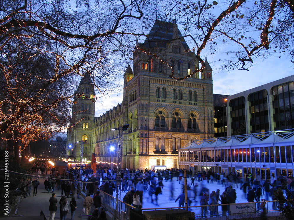 Obraz premium christmas ice rink london