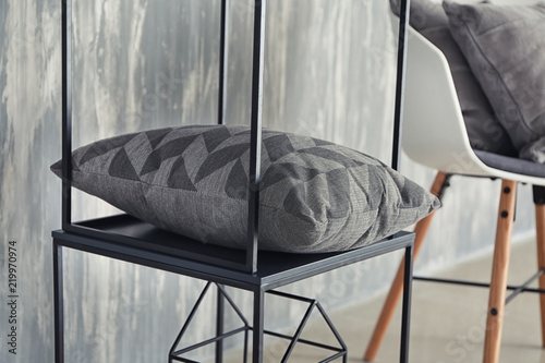 Modern gray geometric patte...