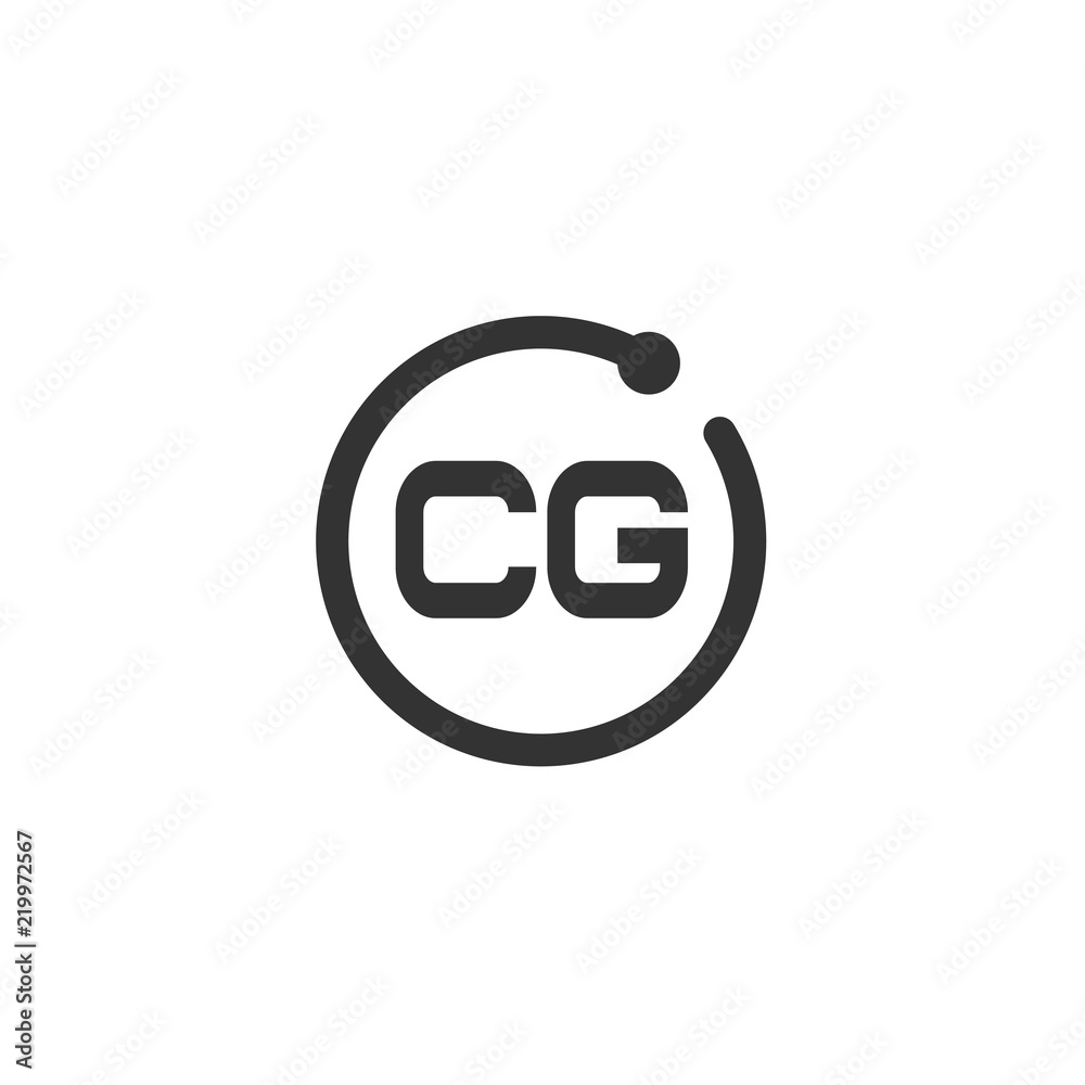 Initial Letter CG Logo Template Design Initial Letter CG Logo Template Design