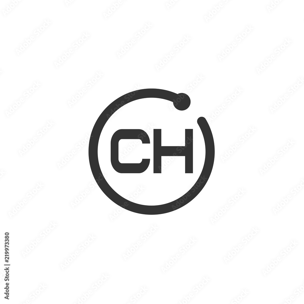 Initial Letter CH Logo Template Design Initial Letter CH Logo Template Design