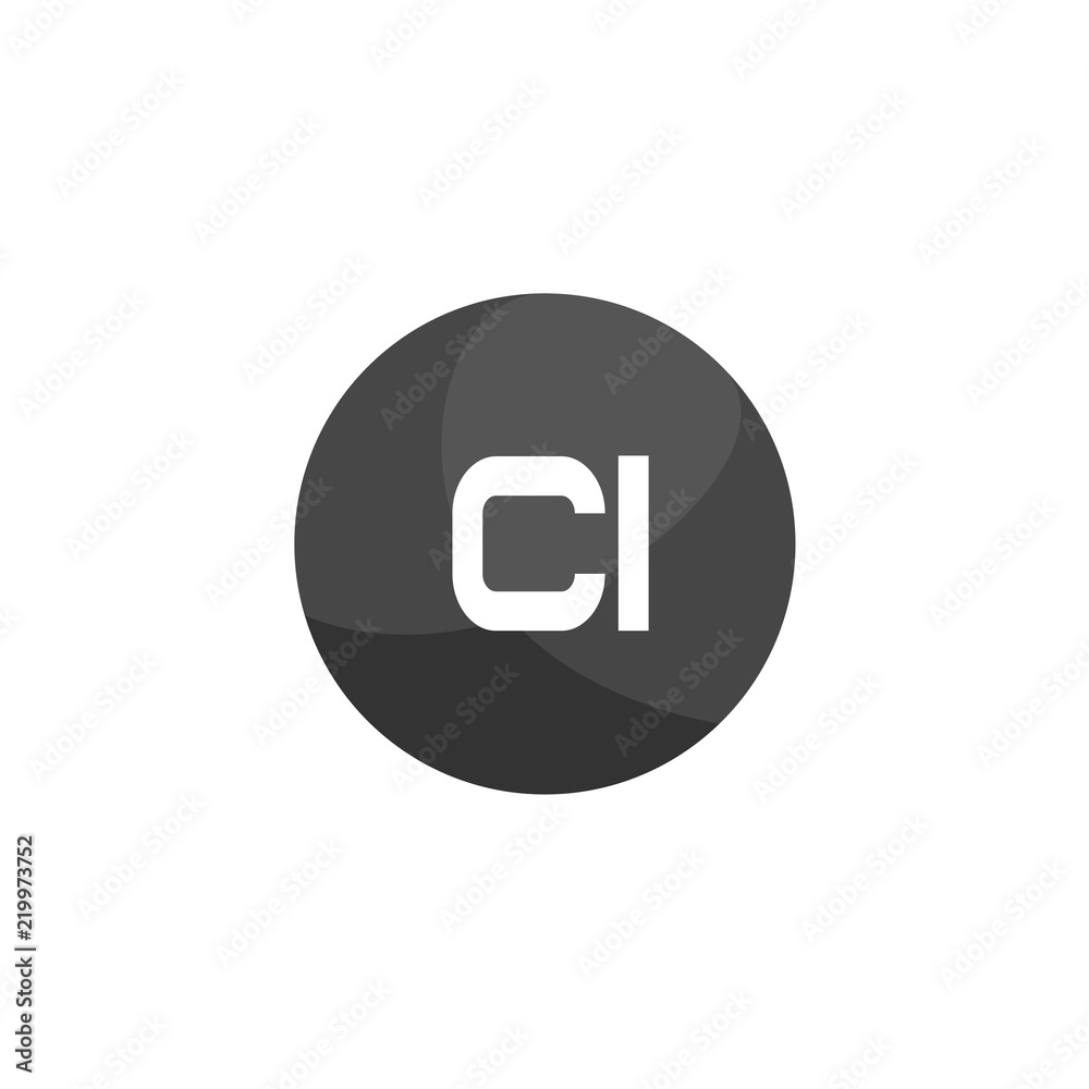 Initial Letter CI Logo Template Design Initial Letter CI Logo Template Design