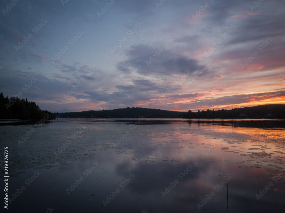 Sunset on Lac-Sergent 7