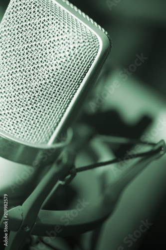 Recording studio voice microphone