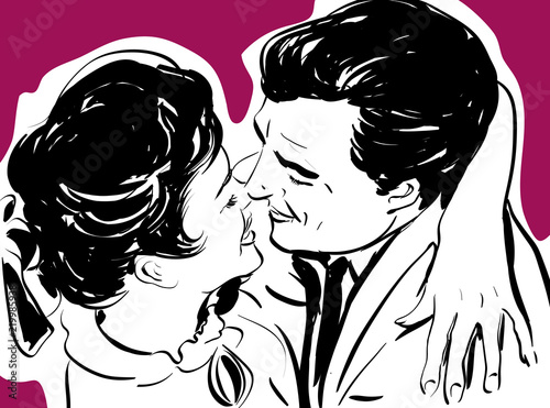 Croquis Couple Amour Heureux Bonheur Enlace Dessin Deux Couleurs Illustration Stock Adobe Stock Croquis Couple Amour Heureux Bonheur Enlace Dessin Deux Couleurs Illustration Stock Adobe Stock
