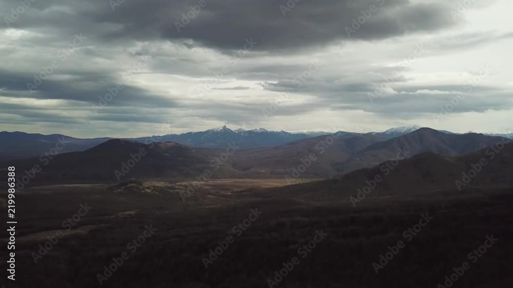Aerial view of the mountains. Montenegro. Aerial view of the mountains. Montenegro.