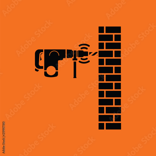 Icon of perforator drilling wall