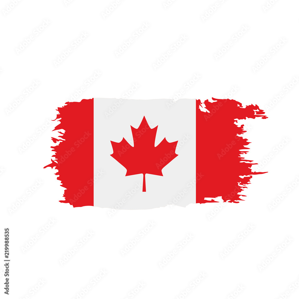 Canada flag, vector illustration Canada flag, vector illustration