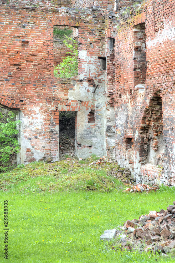 Ruins of the Castle of Insterburg,  Chernyakhovsk sity