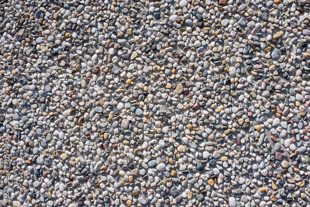 Concrete wall with pebbles. Concrete wall with pebbles.
