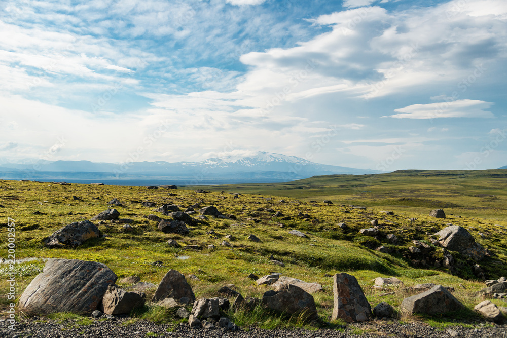 Iceland summer landscape