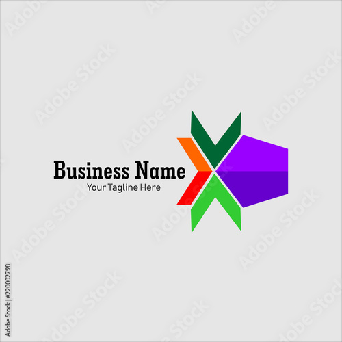 Business and Company Logo or Icon Vector Illustration