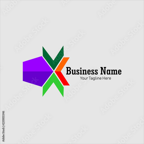 Business and Company Logo or Icon Vector Illustration