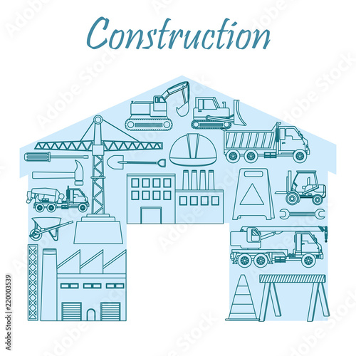Construction industry concept