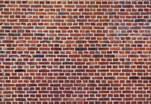 Old brick fortress wall in Germany. Can be used as a background texture