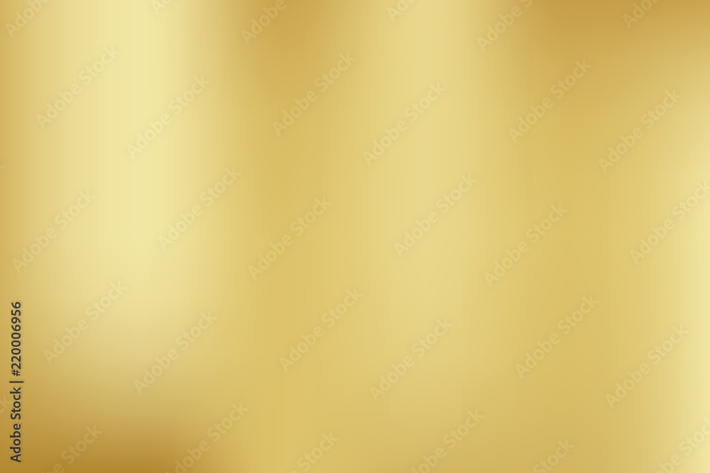 Vector gold blurred gradient style background. Holographic backdrop. Abstract smooth colorful illustration, social media wallpaper