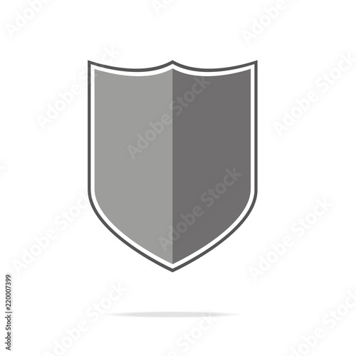 Shield Icon in trendy flat style isolated on white background. Shield symbol for your web site design, logo, app, UI. Vector illustration, EPS10.