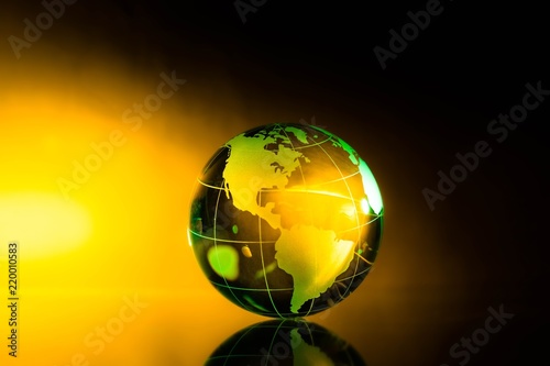 Glass Green Globe © BillionPhotos.com