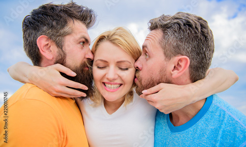 Canvastavla Lady enjoy romantic relations both admirers