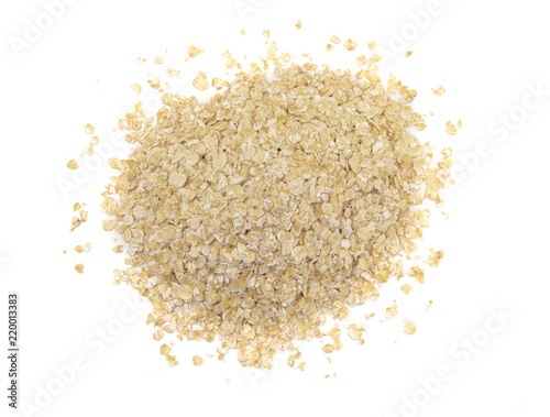 Oats on a White Background