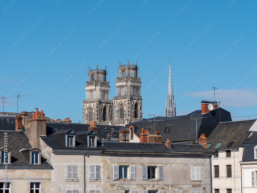 Sainte-croix cathedral in Orléans, city of France Sainte-croix cathedral in Orléans, city of France