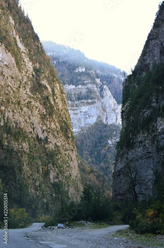 Mountain gorge