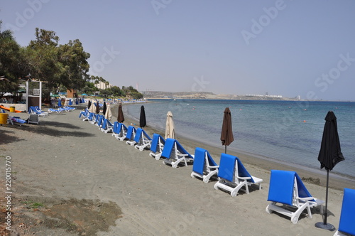  The beautiful Governor's Beach Limassol in Cyprus © Maristos