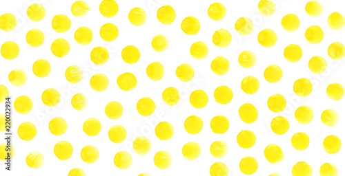 yellow circles watercolor background. Watercolor textures abstract hand painted circles