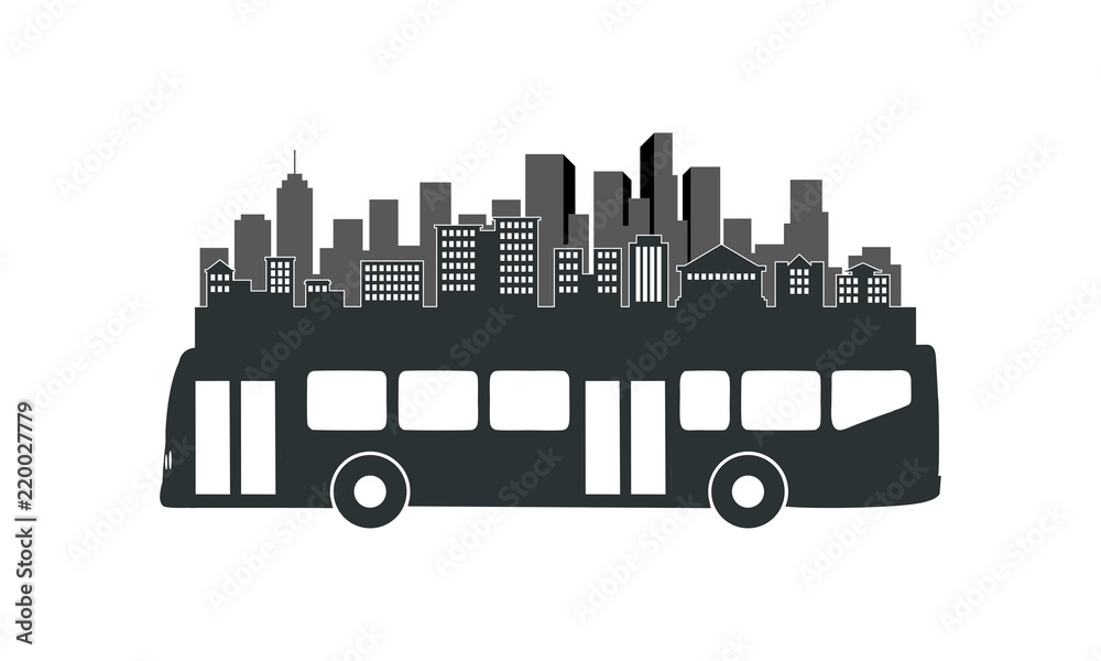 City bus vector