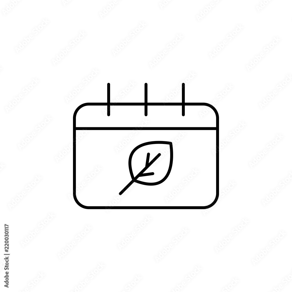 calendar icon. Element of autumn icon for mobile concept and web apps. Thin line calendar icon can be used for web and mobile calendar icon. Element of autumn icon for mobile concept and web apps. Thin line calendar icon can be used for web and mobile