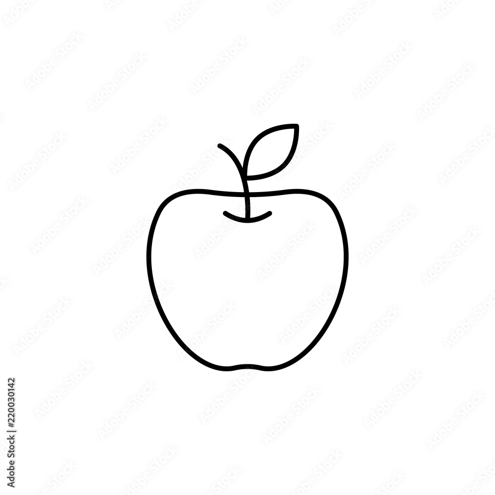 apple icon. Element of autumn icon for mobile concept and web apps. Thin line apple icon can be used for web and mobile apple icon. Element of autumn icon for mobile concept and web apps. Thin line apple icon can be used for web and mobile