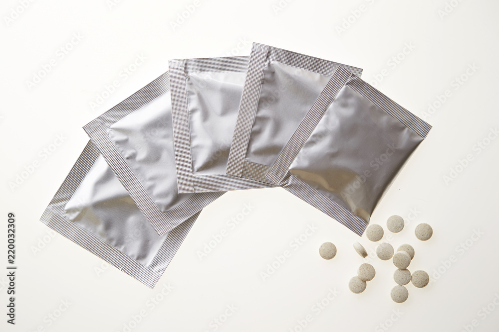 Fototapeta premium white pills 