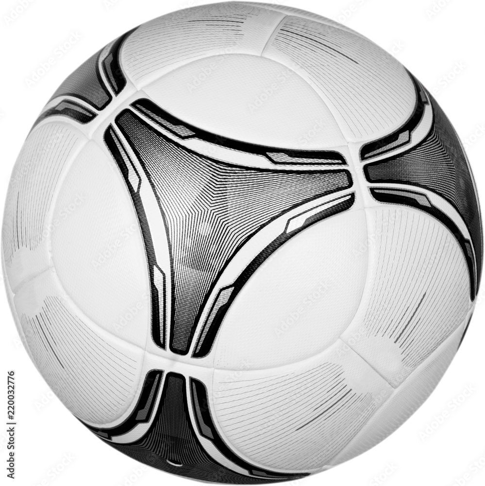 Soccer Ball, Isolated - obrazy, fototapety, plakaty 