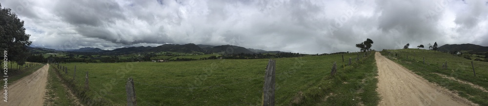 Colombian mountains panorama