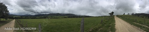 Colombian mountains panorama