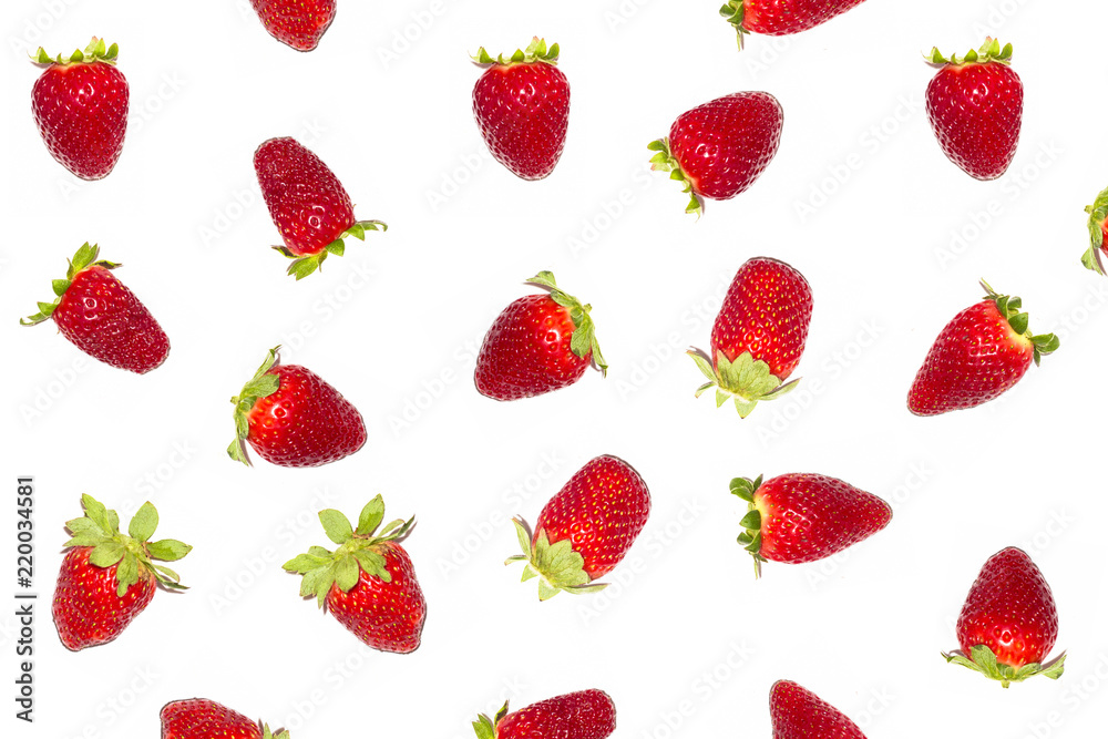 Strawberry isolated on white background