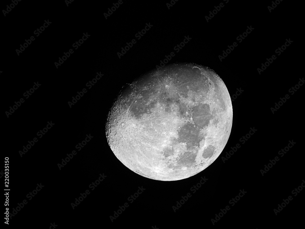 Obraz premium Close up shot of moon