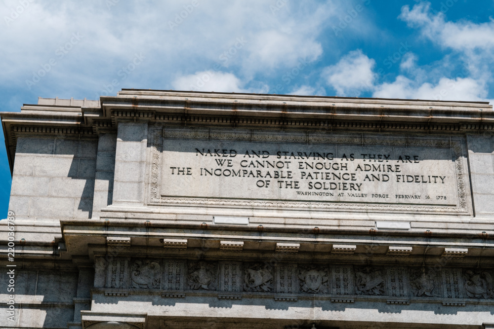 A day at Valley Forge National Historic Park located in Valley Forge, Pennsylvania, USA