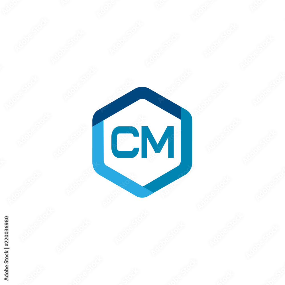 Initial Letter CM Logo Template Design Initial Letter CM Logo Template Design