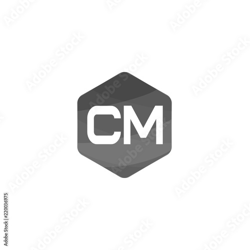 Initial Letter CM Logo Template Design