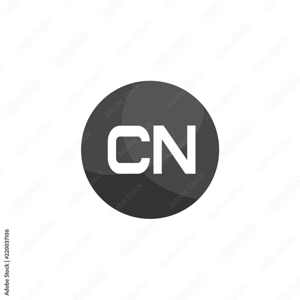 Initial Letter CN Logo Template Design Initial Letter CN Logo Template Design