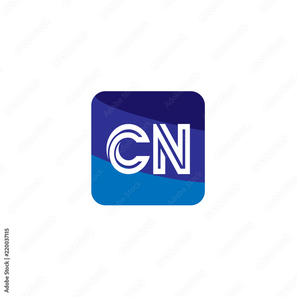 Initial Letter CN Logo Template Design Initial Letter CN Logo Template Design