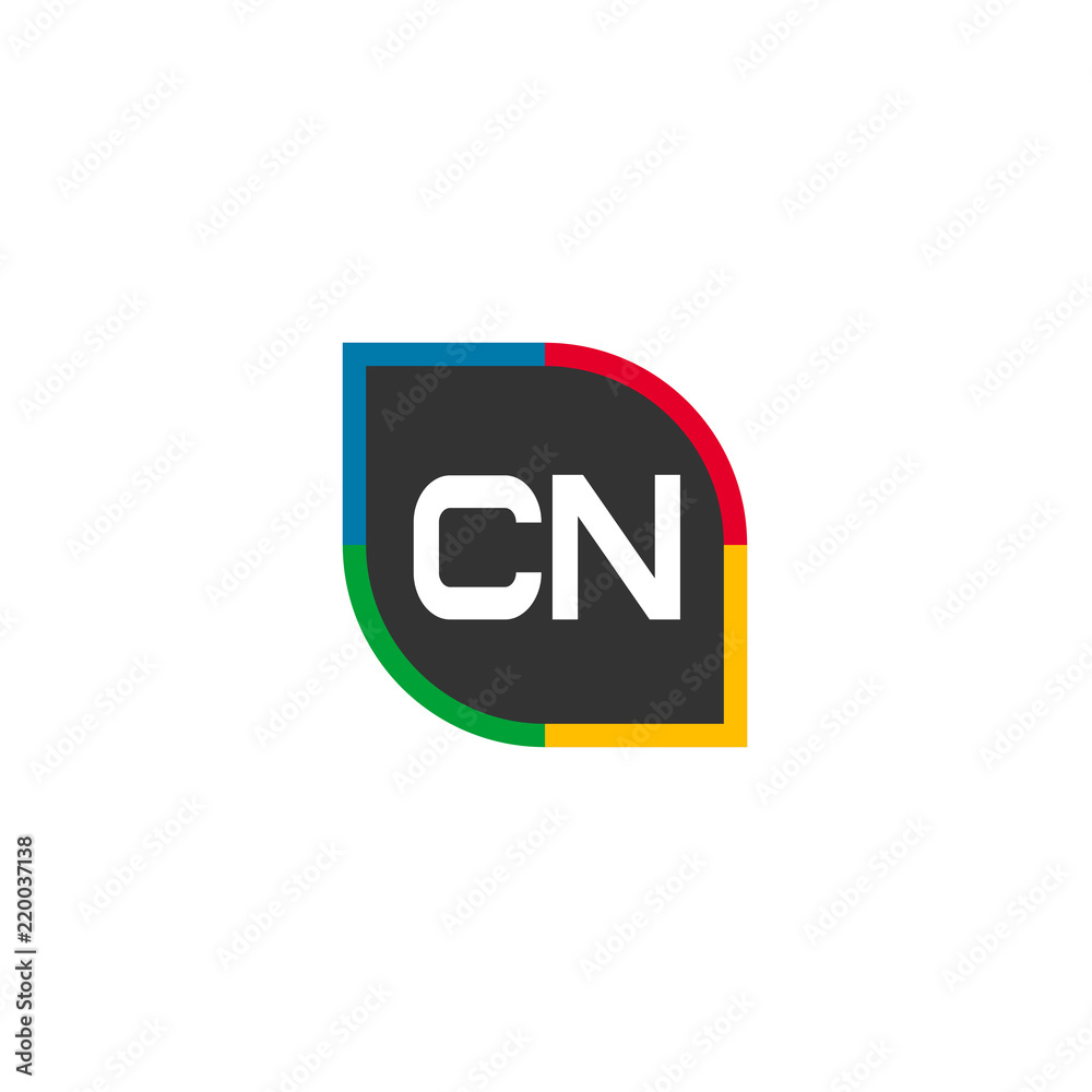 Initial Letter CN Logo Template Design Initial Letter CN Logo Template Design