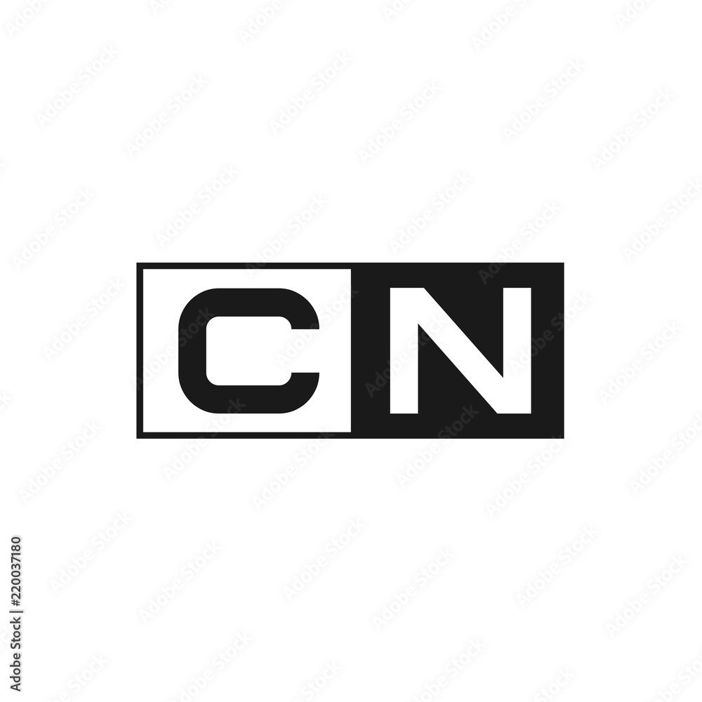 Initial Letter CN Logo Template Design Initial Letter CN Logo Template Design