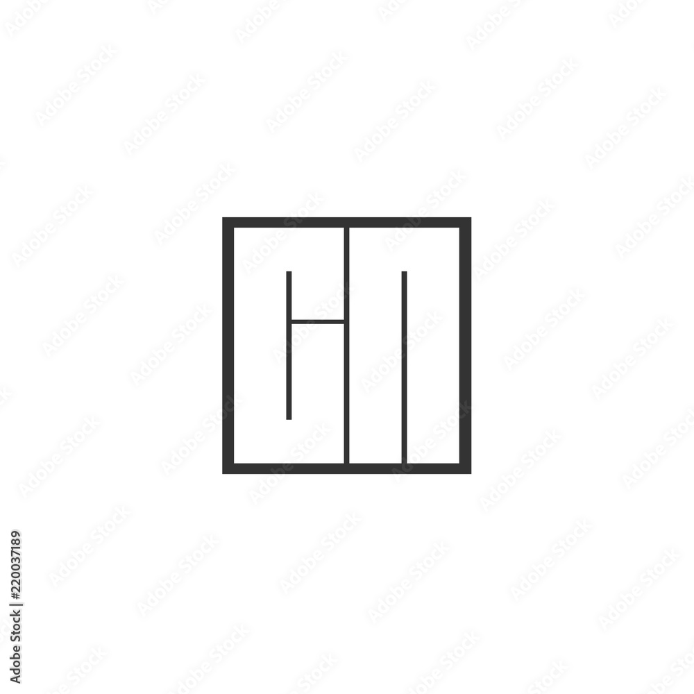Initial Letter CN Logo Template Design Initial Letter CN Logo Template Design