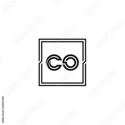 Initial Letter CO Logo Template Design