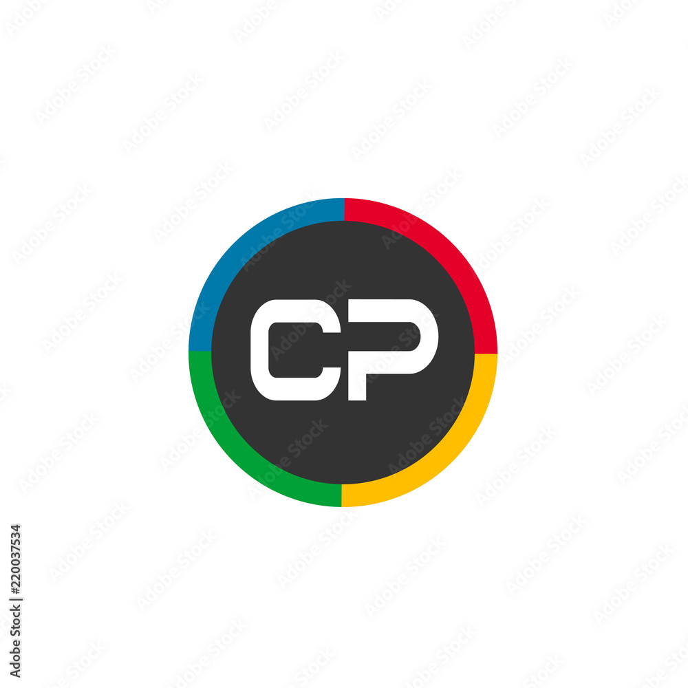 Initial Letter CP Logo Template Design Initial Letter CP Logo Template Design