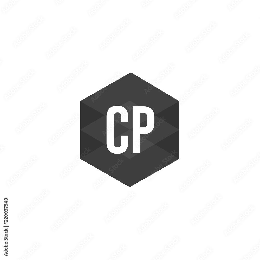 Initial Letter CP Logo Template Design Initial Letter CP Logo Template Design